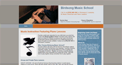 Desktop Screenshot of birdsongmusicshv.com